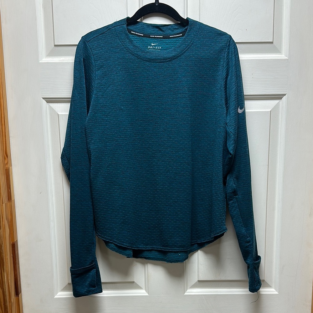 Nike Deep Teal Long Sleeve Top